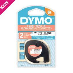 Dymo LT Paper 12mm x 4m Wh 2pk Dymo LT Paper 12mm x 4m Wh 2pk