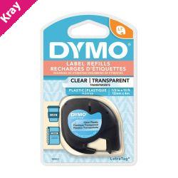 Dymo LT Plastic 12mm x 4m Clr Dymo LT Plastic 12mm x 4m Clr