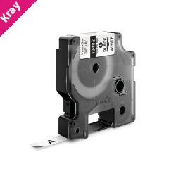 Dymo Rhino Py Lbl 9mm Blk/Wht