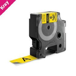Dymo Rhino Ny Lbl 19mm Blk/Yel