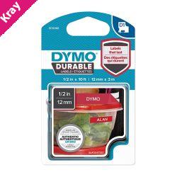 D1 Dur Wht on Red 12mm x 3m D1 Dur Wht on Red 12mm x 3m