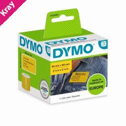 Dymo LW Ship Lbl 54x101mm Ylw Dymo LW Ship Lbl 54x101mm Ylw