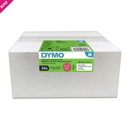 Dymo LW AddresLbl 25x54mm Pk24