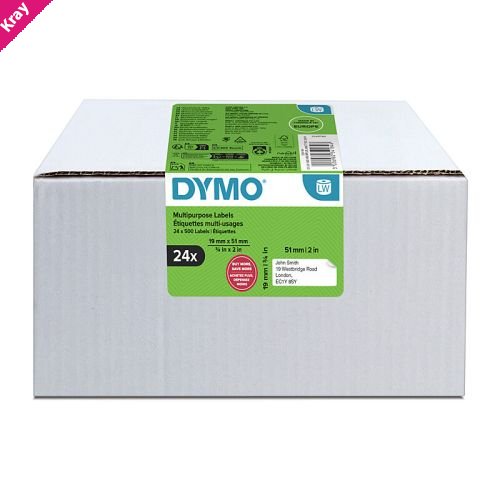 Dymo LW Multi Lbl 19x51mm Pk24