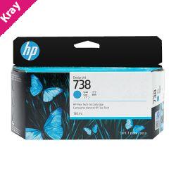 HP #738 130ml Cyan Ink 498N5A HP #738 130ml Cyan Ink 498N5A