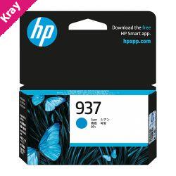 HP #937 Cyan Ink 4S6W2NA HP #937 Cyan Ink 4S6W2NA