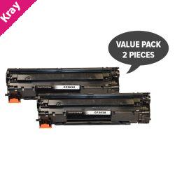 2 x CF283X Premium Generic Toner