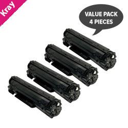 CB435A CB436A Cart 312 Premium Generic Toner x 4 CB435A CB436A Cart 312 Premium Generic Toner x 4