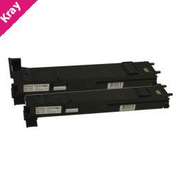 A0DK192 Premium Generic Black Toner Cartridge x 2