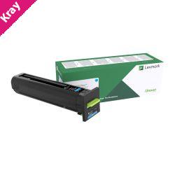 Lexm 72K60C0 Cyan Toner Lexm 72K60C0 Cyan Toner