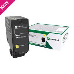 Lexm 74C6HY0 HY Yellow Toner Lexm 74C6HY0 HY Yellow Toner