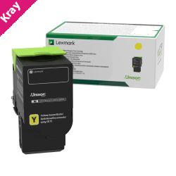 Lexm 78C6UYE UHY Yellow Toner Lexm 78C6UYE UHY Yellow Toner