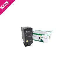 Lexm 84C6HY0 HY Yellow Toner Lexm 84C6HY0 HY Yellow Toner