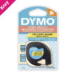 Dymo LT Plastic 12mm x 4m Yell Dymo LT Plastic 12mm x 4m Yell