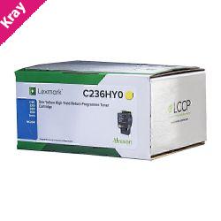 Lexm C2360Y0 Yellow Toner Lexm C2360Y0 Yellow Toner