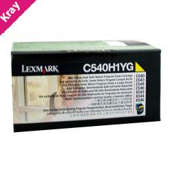 Lexm C540H1YG Yellow Toner Lexm C540H1YG Yellow Toner