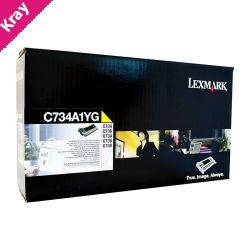 Lexm C734 Yellow Toner Cart Lexm C734 Yellow Toner Cart