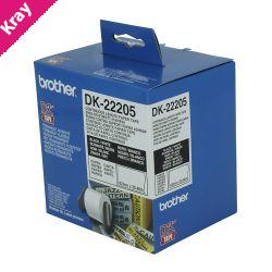 Brother DK22205 White Roll Brother DK22205 White Roll