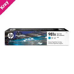 HP #981X Cyan Ink Cart L0R09A HP #981X Cyan Ink Cart L0R09A
