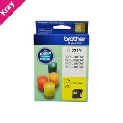 Brother LC231 Yellow Ink Cart Brother LC231 Yellow Ink Cart