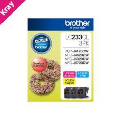 Brother LC233 CMY Colour Pack Brother LC233 CMY Colour Pack