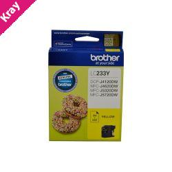 Brother LC233 Yellow Ink Cart Brother LC233 Yellow Ink Cart