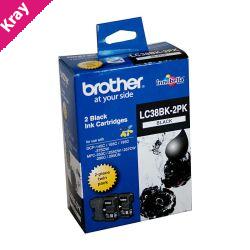 Brother LC38 Black Twin Pack Brother LC38 Black Twin Pack
