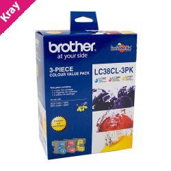 Brother LC38 CMY Colour Pack Brother LC38 CMY Colour Pack
