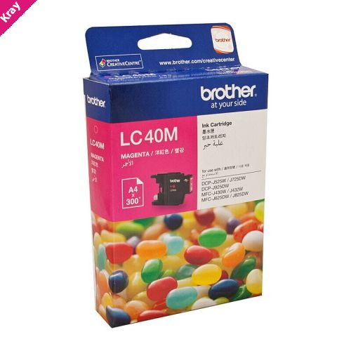 Brother LC40 Magenta Ink Cart