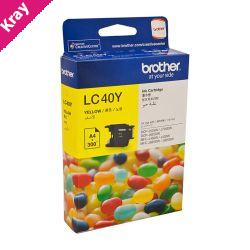 Brother LC40 Yellow Ink Cart Brother LC40 Yellow Ink Cart