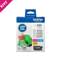 Brother LC432 CMY Colour Pk Brother LC432 CMY Colour Pk