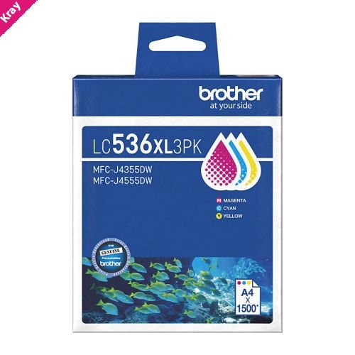 Brother LC-536XL CMY Pack