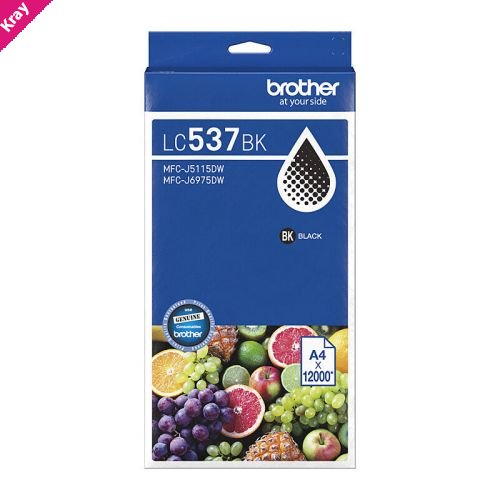 Brother LC-537 Blk Ink Cart