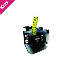 Premium Black Compatible Inkjet Cartridge (Replacement for LC-3313B)