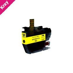 Premium Yellow Compatible Inkjet Cartridge (Replacement for LC-3313Y)