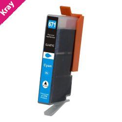 CLI-671XL Cyan Premium Compatible Inkjet Cartridge