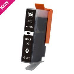 PGI-670XL Black Premium Compatible Inkjet Cartridge