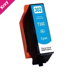 Cyan Compatible Inkjet Cartridge (Replacement for 302XL Cyan)