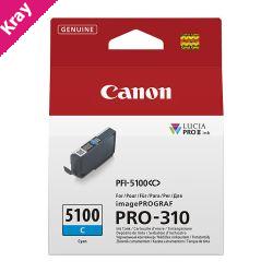 Canon PFI5100 Cyan Ink Cart