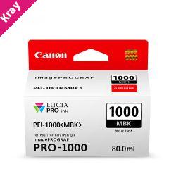 Canon PFI1000 Mat Blk Ink Cart Canon PFI1000 Mat Blk Ink Cart