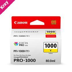 Canon PFI1000 Yellow Ink Cart Canon PFI1000 Yellow Ink Cart