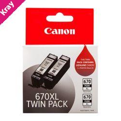 Canon PGI670XL Blk Ink Twin Pk Canon PGI670XL Blk Ink Twin Pk