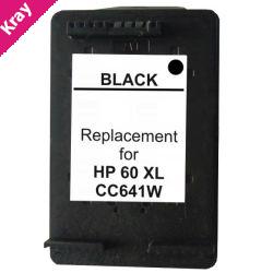 60XL Black Remanufactured Inkjet Cartridge