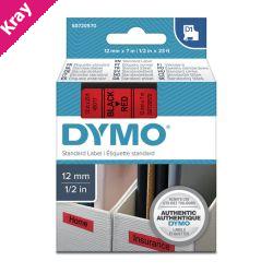 D1 Blk on Red 12mmx7m Tape D1 Blk on Red 12mmx7m Tape