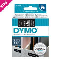 D1 Wht on Blk 12mmx7m Tape D1 Wht on Blk 12mmx7m Tape