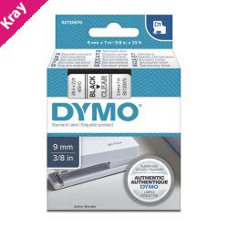 D1 Blk on Clr 9mm x7m Tape D1 Blk on Clr 9mm x7m Tape