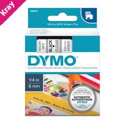 D1 Blk on Clr 6mm x7m Tape D1 Blk on Clr 6mm x7m Tape