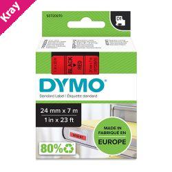 Dymo D1 Tape 24mmx7M Blk on Rd Dymo D1 Tape 24mmx7M Blk on Rd