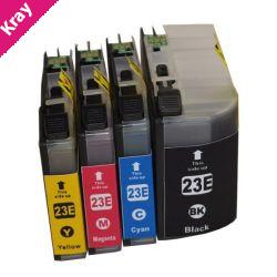 LC-23E Premium Inkjet Cartridge Set (4 Cartridges)
