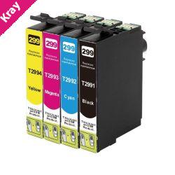 29XL Compatible Inkjet Cartridge Set 4 Ink Cartridges {Boxed Set]